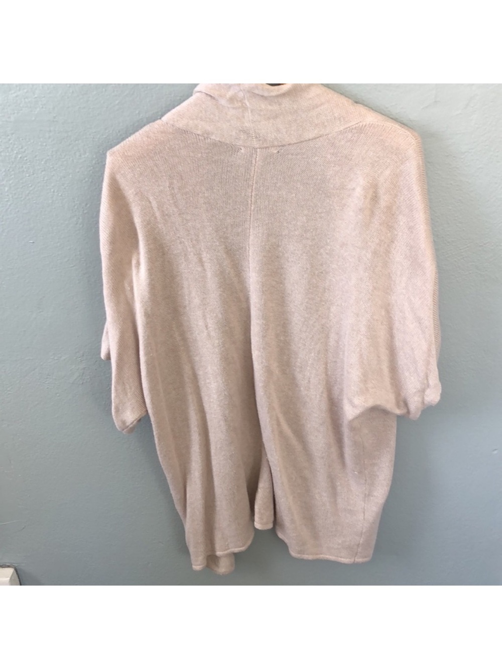 Nordstrom Leith Tan Open Front Dolman Sleeve Knit Cardigan Size Medium - Picture 3 of 6
